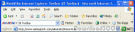 AimAtSite IE Toolbar screenshot